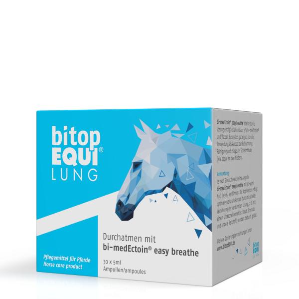 Inhalationslösung bi-medEctoin® easy breathe 30 Ampullen a 5 ml für Pferde und andere Tiere ( Monatspackung ) bitpop Equilung